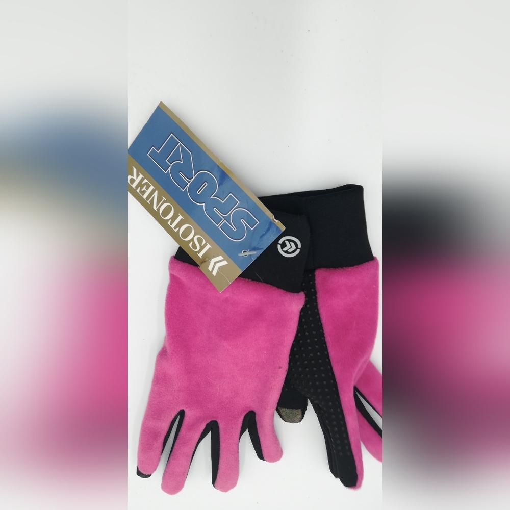 Isotoner Kids Black and Pink Joggers